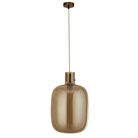 Searchlight Pendant Lamp Barrel 1xE27x60W, 68361AM