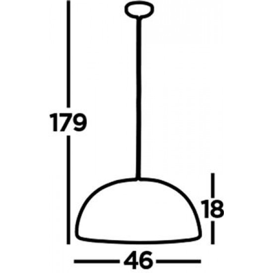 Searchlight Pendant Lamp Honeycomb 1xE27x60W, 6841BGO