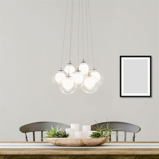 Searchlight pendant lamp Cluster, 7x2.5WxLED, 6867-7CC