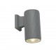 Searchlight outdoor wall light Hamburg, 2x60WxE27, 6871GY