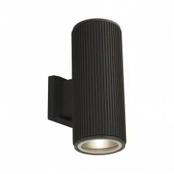 Searchlight уличный, фасадный настенный светильник Hamburg, 2x60WxE27, 6872BK