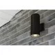 Searchlight уличный, фасадный настенный светильник Hamburg, 2x60WxE27, 6872BK Searchlight уличный, фасадный настенный светильник Hamburg, 2x60WxE27, 6872BK