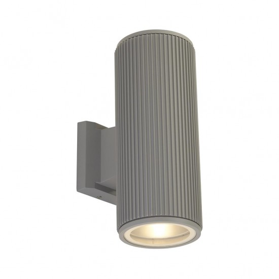 Searchlight outdoor wall light Hamburg, 2x60WxE27, 6872GY