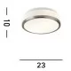 Searchlight ПОТОЛОЧНЫЙ СВЕТИЛЬНИК Cheese 2xE27x60W, 7039-28SS Searchlight ПОТОЛОЧНЫЙ СВЕТИЛЬНИК Cheese 2xE27x60W, 7039-28SS