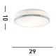 Searchlight CEILING LIGHT Cheese 2xE27x60W, 7039-28CC