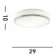 Searchlight GRIESTU GAISMEKLIS Cheese 2xE27x60W, 7039-28CC Searchlight GRIESTU GAISMEKLIS Cheese 2xE27x60W, 7039-28CC