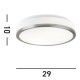 Searchlight CEILING LIGHT Cheese 2xE27x60W, 7039-28SS