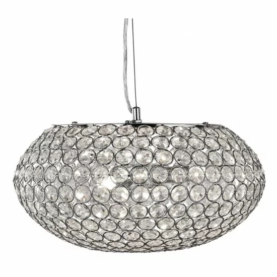 Searchlight Pendant Lamp Chantilly 3xG9x33W, 7163-3CC Searchlight Pendant Lamp Chantilly 3xG9x33W, 7163-3CC
