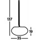 Searchlight Pendelleuchte Chantilly 3xG9x33W, 7163-3CC