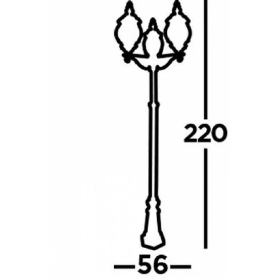 Searchlight āra stāvlampa Bel Aire, 3X60WXE27, 7173-3 Searchlight āra stāvlampa Bel Aire, 3X60WXE27, 7173-3
