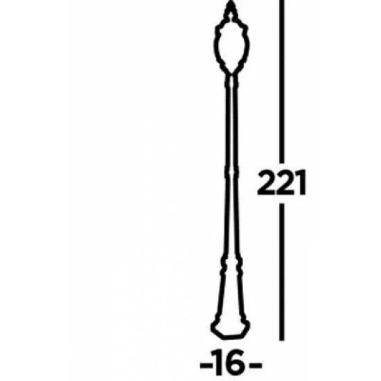 Searchlight outdoor floor lamp Bel Aire,60WXE27, 7174 Searchlight outdoor floor lamp Bel Aire,60WXE27, 7174