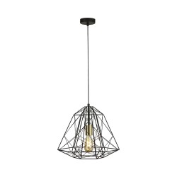 Searchlight Pendelleuchte Geometric Cage, 1x60WxE27, 7271BK