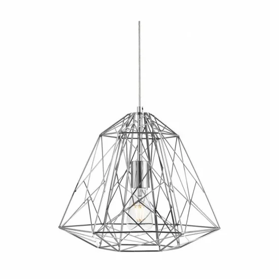 Searchlight piekaramais gaismeklis Geometric Cage, 1x60WxE27, 7271CC Searchlight piekaramais gaismeklis Geometric Cage, 1x60WxE27, 7271CC