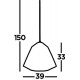 Searchlight подвесной светильник Geometric Cage, 1x60WxE27, 7271CC