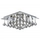 Searchlight Ceiling Lamp 4xG9x33W, Hanna, 7304-4CC