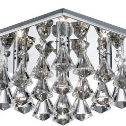 Searchlight Ceiling Lamp 4xG9x33W, Hanna, 7304-4CC