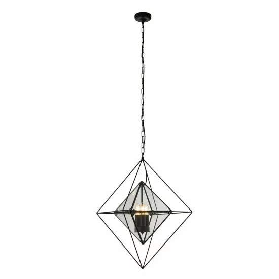 Searchlight piekaramais gaismeklis Diamond, 4x60WxE14, 7323-3BK Searchlight piekaramais gaismeklis Diamond, 4x60WxE14, 7323-3BK