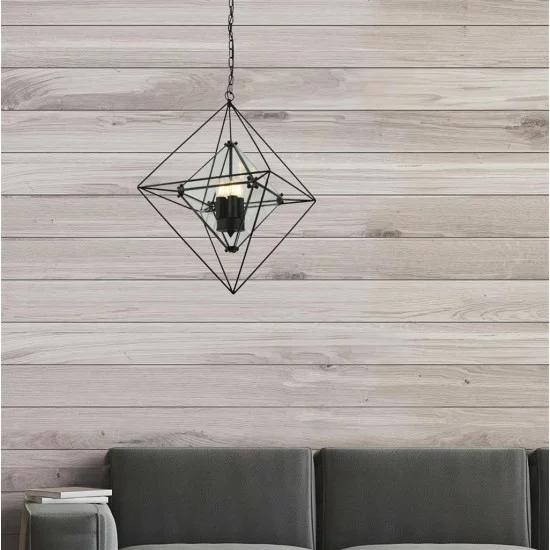 Searchlight piekaramais gaismeklis Diamond, 4x60WxE14, 7323-3BK Searchlight piekaramais gaismeklis Diamond, 4x60WxE14, 7323-3BK