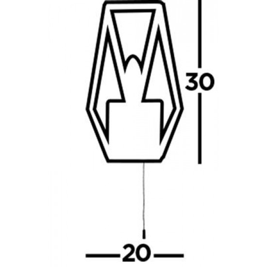 Searchlight wall light Chassis 1xE14x60W 7330SS