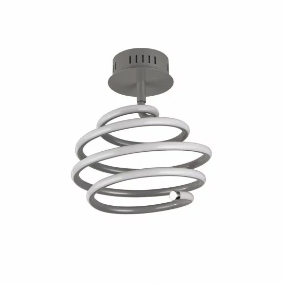 Searchlight piekaramā lampa Swirl LED 28W, 1841lm, 7457GY Searchlight piekaramā lampa Swirl LED 28W, 1841lm, 7457GY