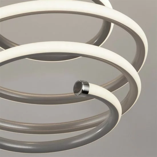 Searchlight piekaramā lampa Swirl LED 28W, 1841lm, 7457GY Searchlight piekaramā lampa Swirl LED 28W, 1841lm, 7457GY