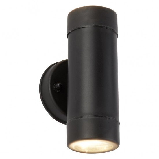 Searchlight outdoor wall light Coastal, 2x7WxGU10, IP44, 6492-2BK