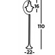 Searchlight Outdoor post Station 1xE27x60W, 7655RU