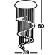 Searchlight подвесной светильник Hallway 3xG9x33W, 7743CC