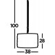 Searchlight Pendelleuchte Marquise, 3x60WxE14, 7813-3CU