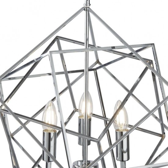 Searchlight Pendelleuchte Cube, 3x60WxE14, 7863-3CC