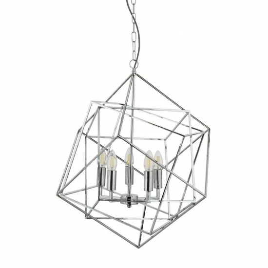 Searchlight подвесной светильник Cube, 5x60WxE14, 7865-5CC Searchlight подвесной светильник Cube, 5x60WxE14, 7865-5CC
