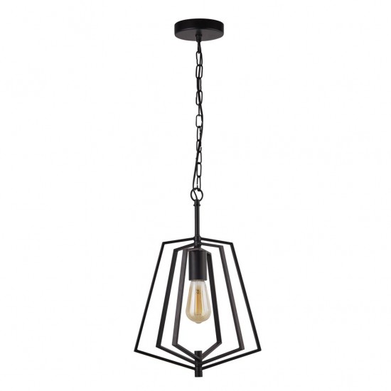 Searchlight Pendant Lamp Slinky 1xE27x60W, 7971BK