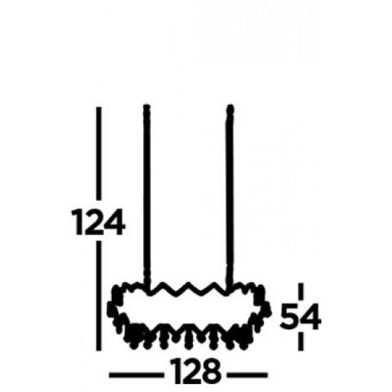 Searchlight Pendelleuchte Florence, 14x60WxE14, 80614-14CC