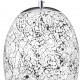 Searchlight pendant lamp Crackle, 1x60WxE27, 8069WH