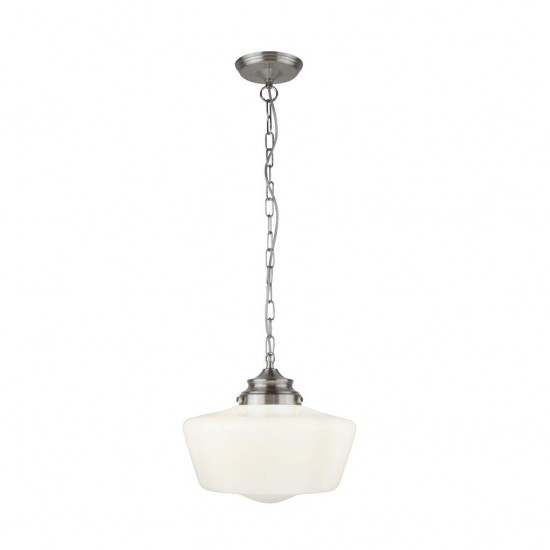 Searchlight Pendant Lamp School House 1xE27x60W, 8071-1SS