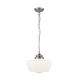 Searchlight Pendant Lamp School House 1xE27x60W, 8071-1SS