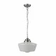 Searchlight Pendant Lamp School House 1xE27x60W, 8071-1SS