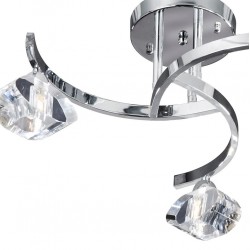 Searchlight CEILING LIGHT Sculptured Ice 3xG9x33W, 8083-3CC