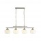 Searchlight Pendant Lamp School House 4xE27x40W, 8084-4SS