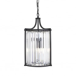 Searchlight Pendant Lamp Victoria 2xE14x60W, 8092-2BK