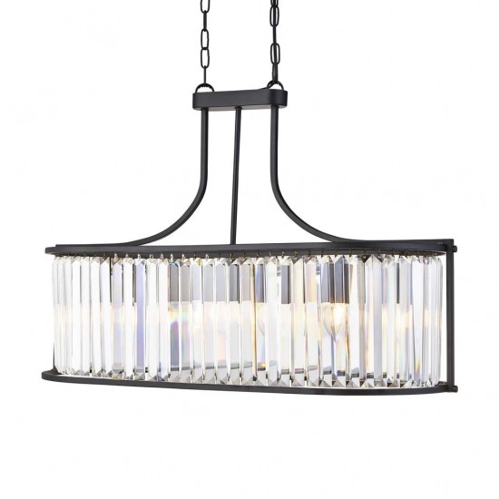 Searchlight Pendant Lamp Victoria 5xE27x60W, 8095-5BK