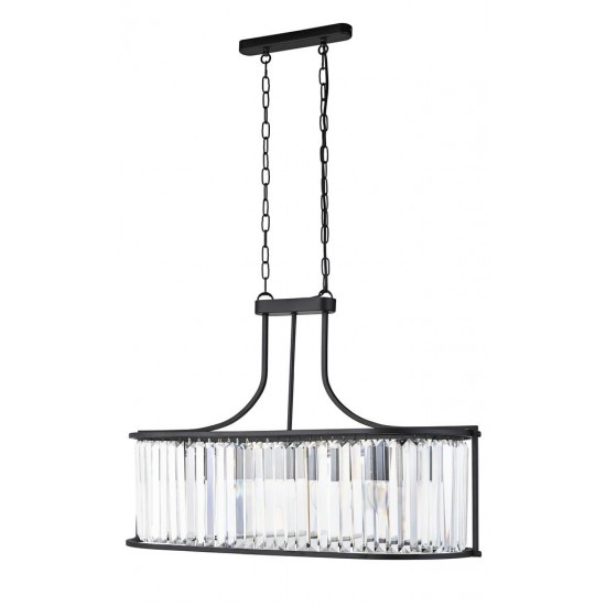 Searchlight Pendant Lamp Victoria 5xE27x60W, 8095-5BK