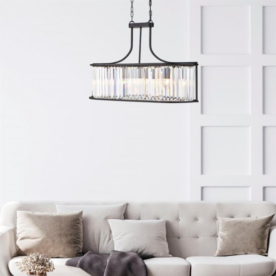 Searchlight Pendant Lamp Victoria 5xE27x60W, 8095-5BK