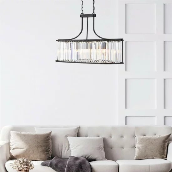 Searchlight подвесной светильник Victoria 5xE27x60W, 8095-5BK Searchlight подвесной светильник Victoria 5xE27x60W, 8095-5BK