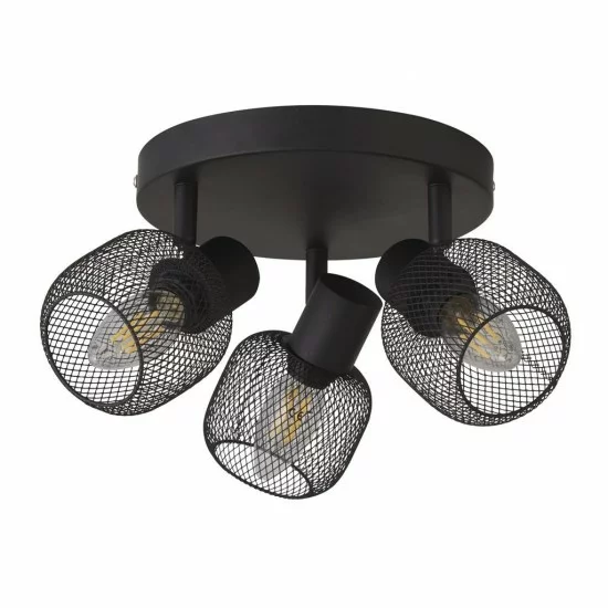 Searchlight ceiling light Meshy 81201-3BK Searchlight ceiling light Meshy 81201-3BK