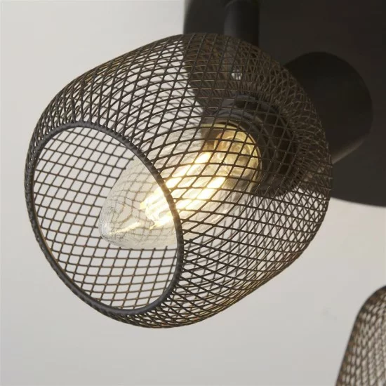 Searchlight ceiling light Meshy 81201-3BK Searchlight ceiling light Meshy 81201-3BK