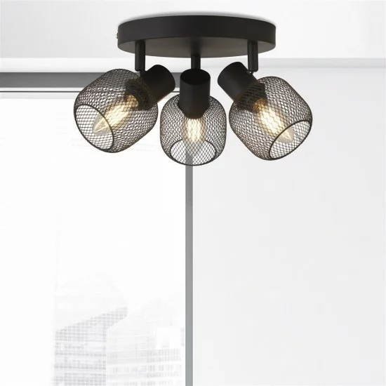Searchlight ceiling light Meshy 81201-3BK Searchlight ceiling light Meshy 81201-3BK