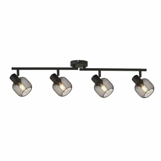 Searchlight griestu gaismeklis Meshy 81201-4BK Searchlight griestu gaismeklis Meshy 81201-4BK