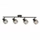 Searchlight griestu gaismeklis Meshy 81201-4BK Searchlight griestu gaismeklis Meshy 81201-4BK