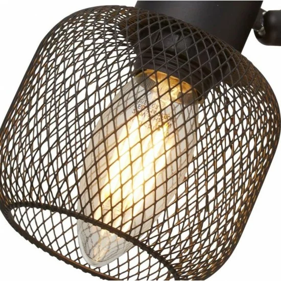 Searchlight griestu gaismeklis Meshy 81201-4BK Searchlight griestu gaismeklis Meshy 81201-4BK